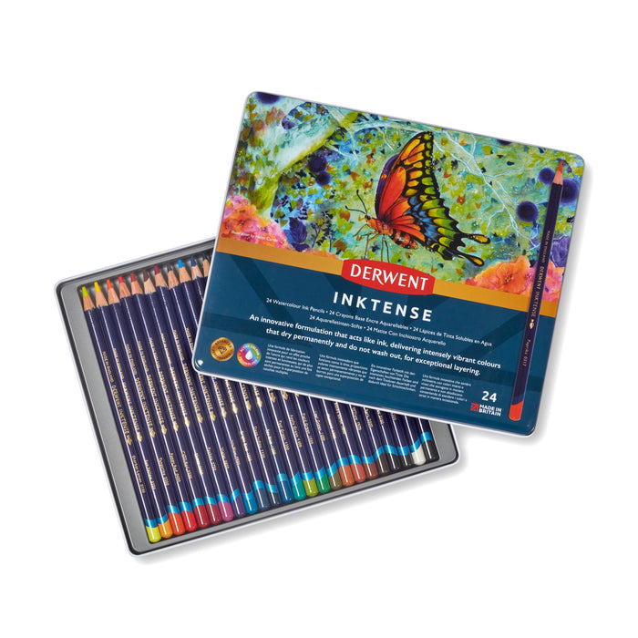 Set de 24 lápices de color Inktense - Derwent