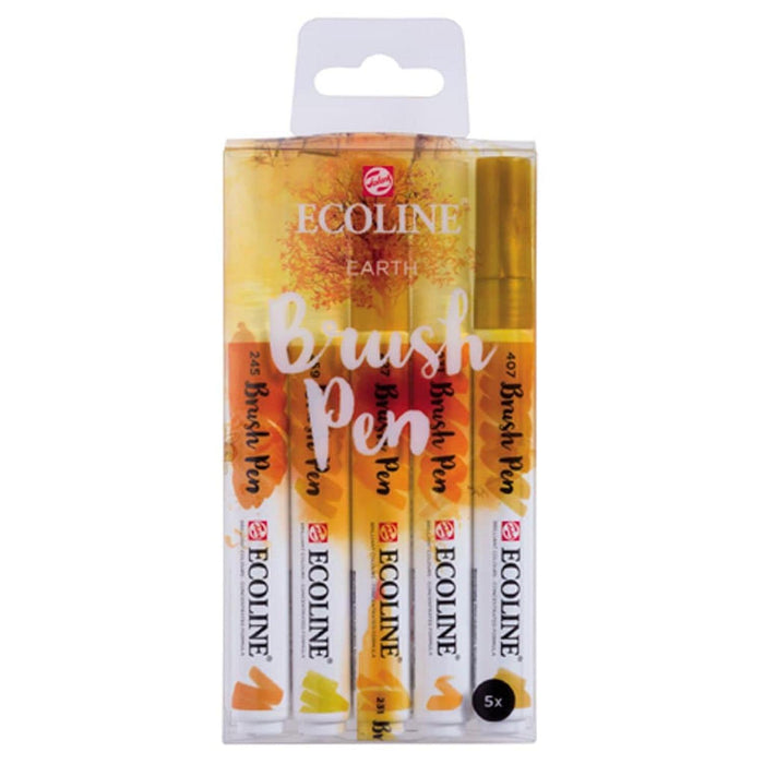 Royal Talens - Set Rotulador Acuarela Ecoline Brush Pen 5 unidades