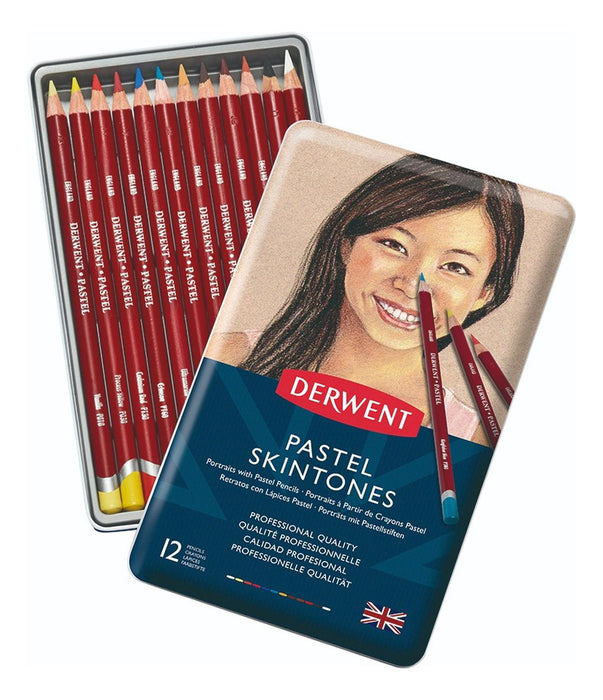Derwent - Caja Pastel Portrait Pencil 12 unidades