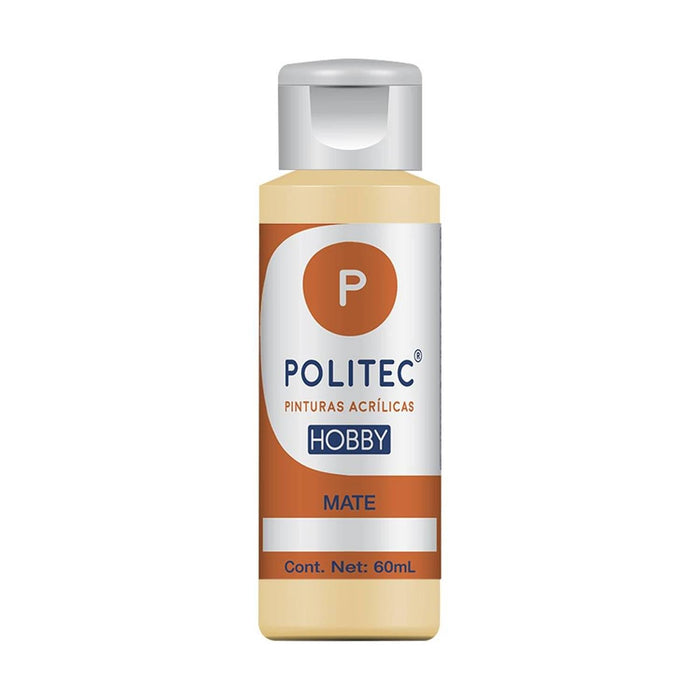 ACRILICO POLITEC HOBBY MATE CREMA #320 60 ML