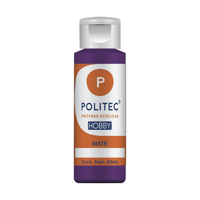ACRILICO POLITEC HOBBY MATE MALVA #335 60 ML