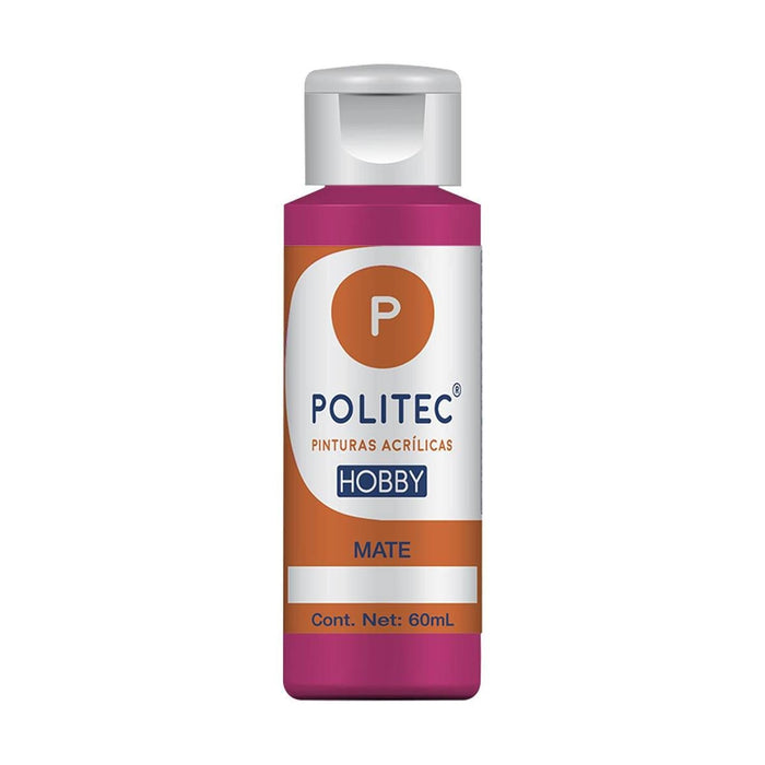ACRILICO POLITEC HOBBY MATE MAGENTA #342 60 ML