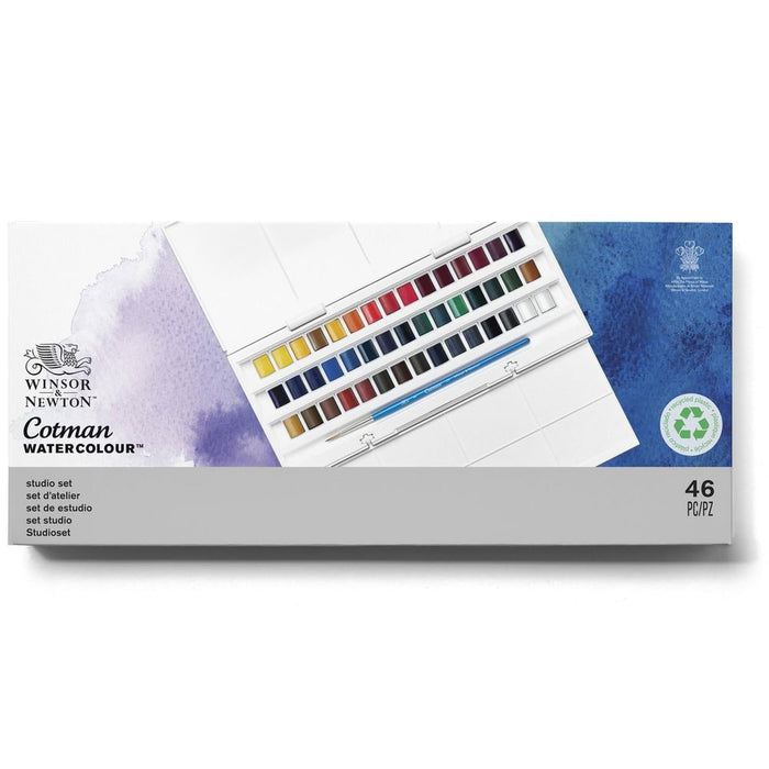 W&N Acuarelas CWC Caja Cotman 45 Semi Godet