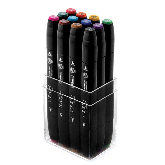 Set 12 rotuladores TWIN TOUCH Colores básicos