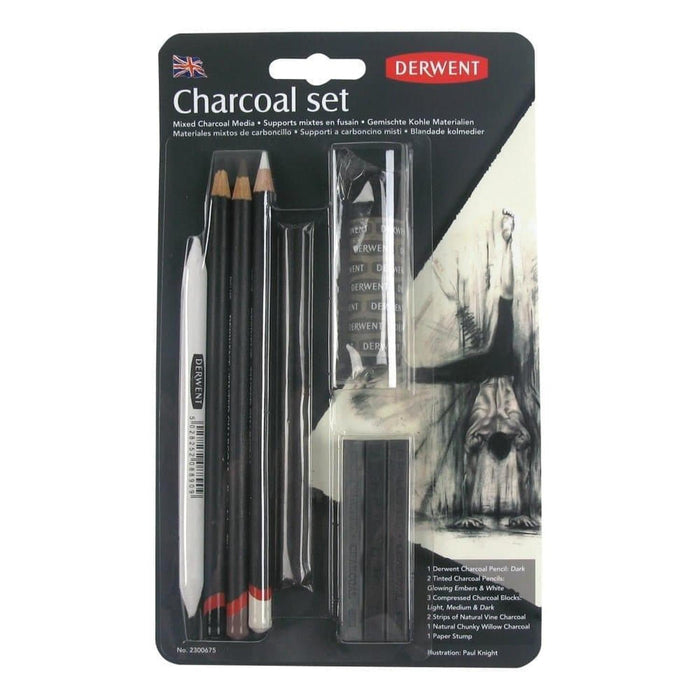 Derwent - Set Charcoal 8 Unidades