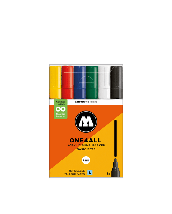 Set rotuladores acrílicos ONE4ALL™  Acrylic Twin Violet Set 6 pcs