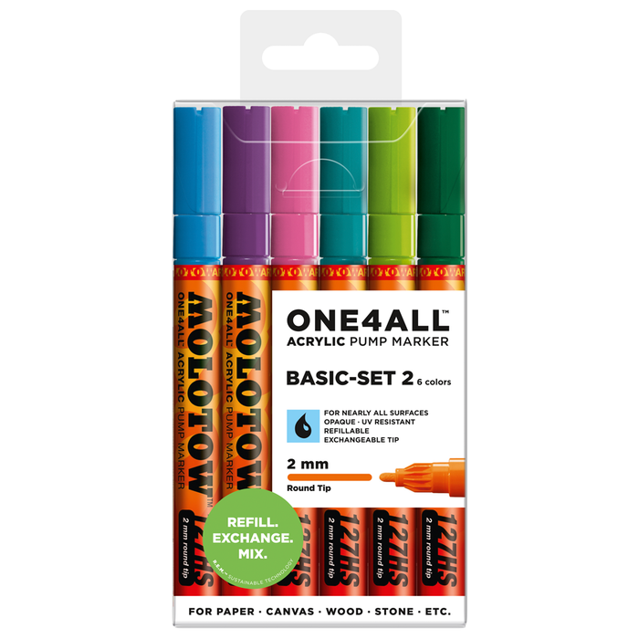 Molotow - ONE4ALL 127HS BASIC SET 2 2MM