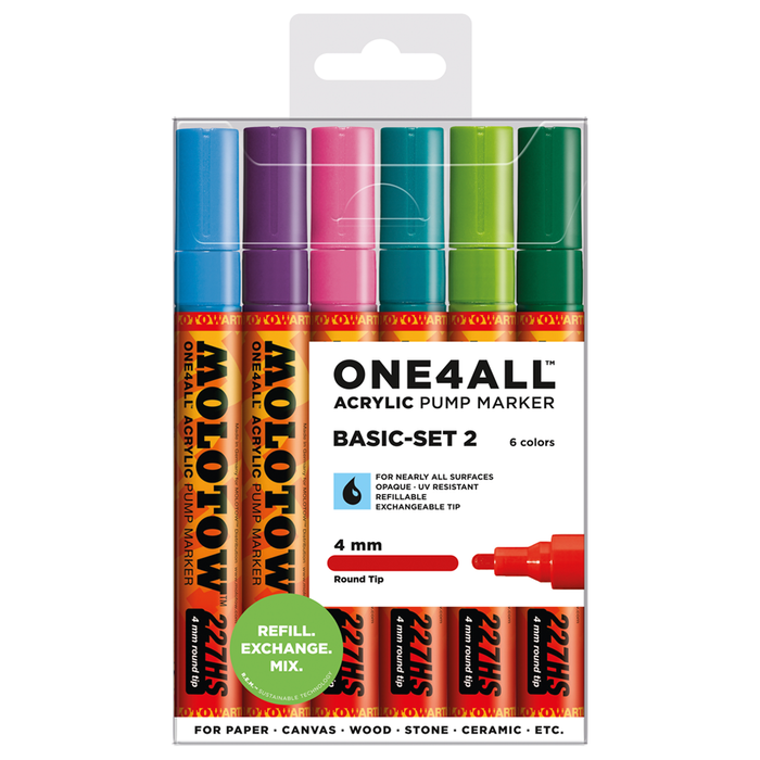 Molotow - ONE4ALL 227HS Basic Set 2 4MM