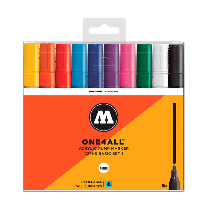 Molotow - ONE4ALL 227HS BASIC SET 1 4MM