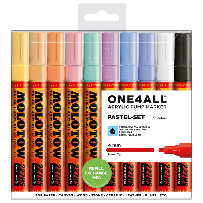 Molotow - ONE4ALL 227HS SET PASTEL 4MM