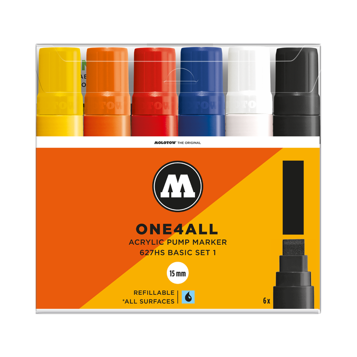 Molotow - ONE4ALL 627HS BASIC SET 1 15mm