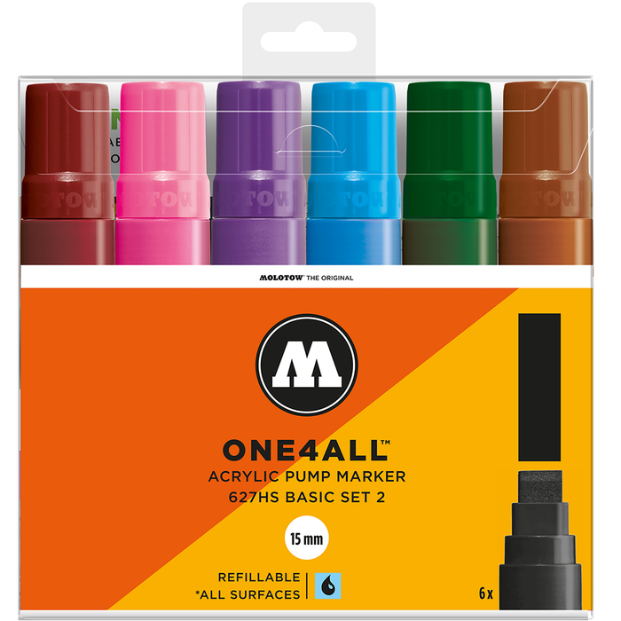 Molotow - ONE4ALL 627HS BASIC SET 2 15mm