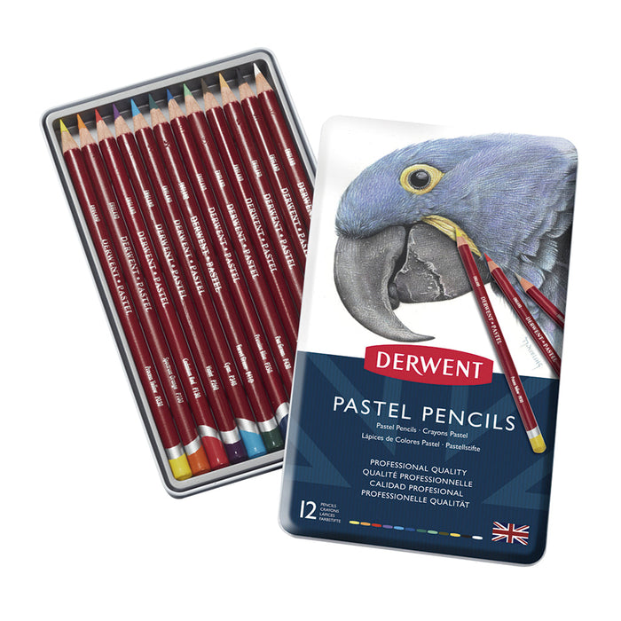 Derwent - Caja Pastel Pencils Base Pastel 12 Unidades