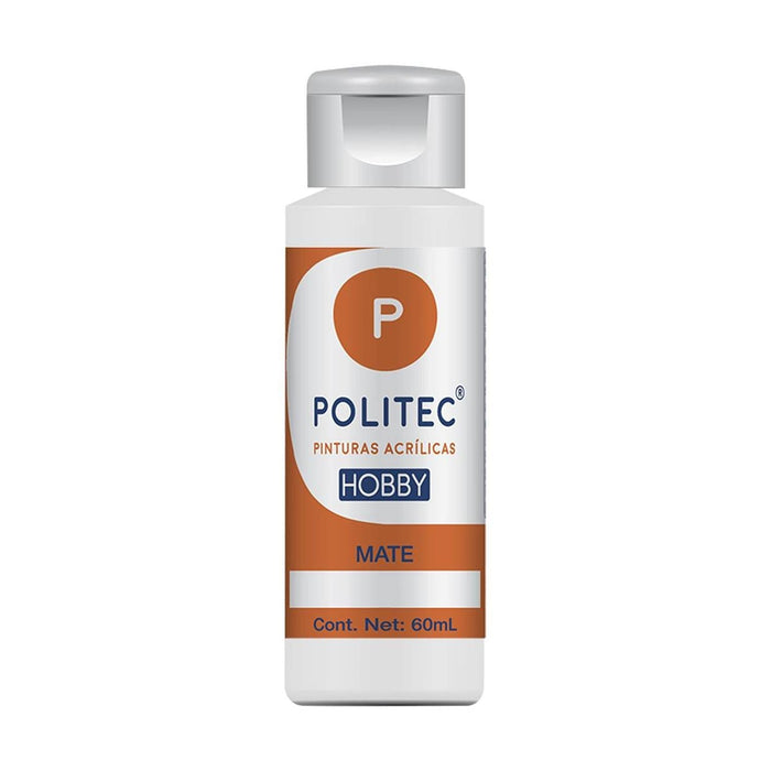 ACRILICO POLITEC HOBBY MATE BLANCO DE TITANIO #301 60 M