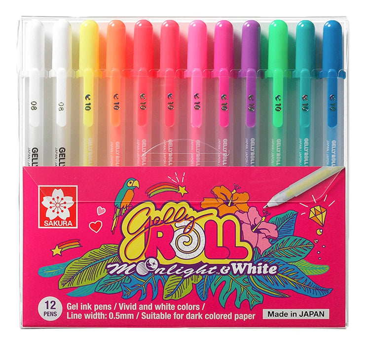 SET GELLY ROLL MOONLIGHT + BLANCO C/12