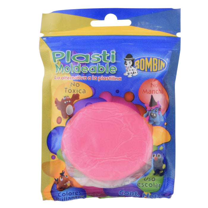 PLASTI MOLDEABLE BOMBIN 100 GR AMARILLO