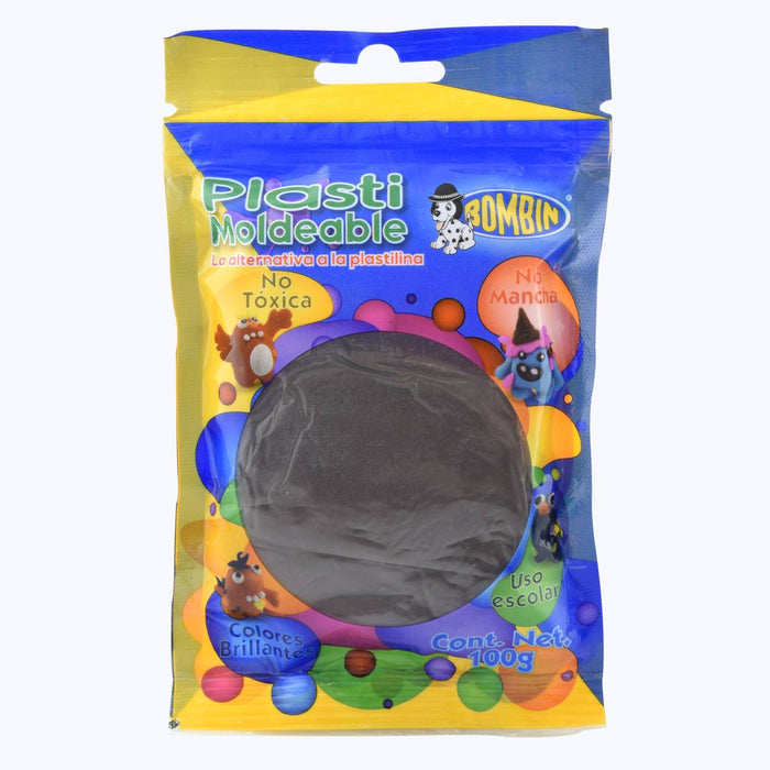 PLASTI MOLDEABLE BOMBIN 100 GR CAFÉ