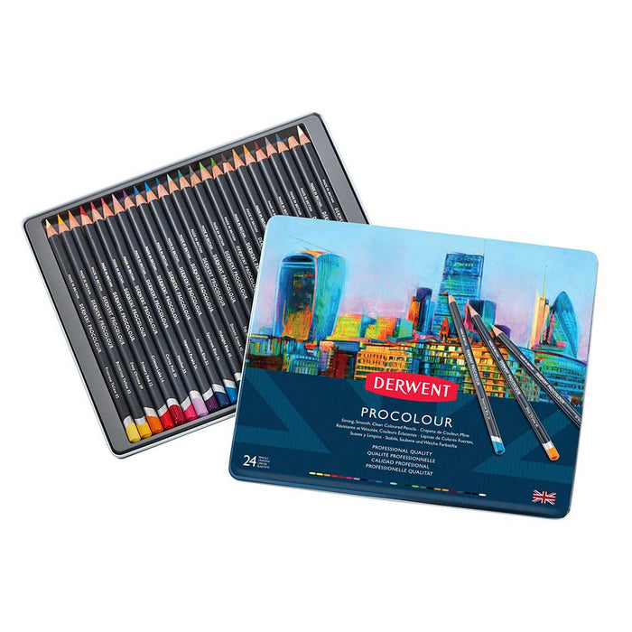Derwent - Caja Procolour Base Cera 24 unidades