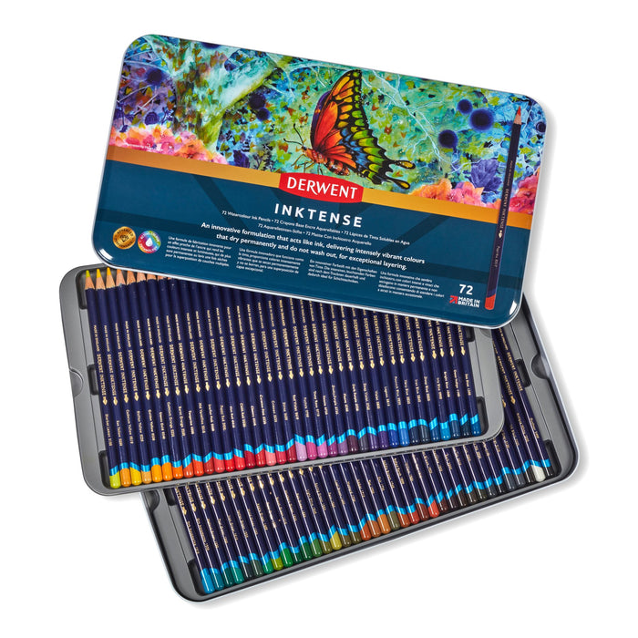 Set de 72 lápices de color Inktense - Derwent