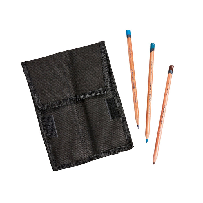 Estuche de tela Pocket wrap color negro - Derwent