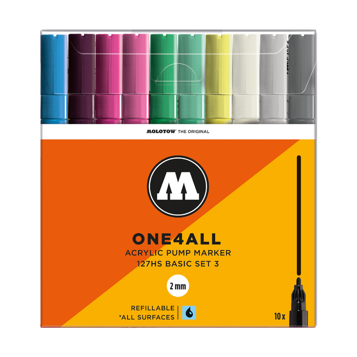 Molotow - ONE4ALL 127HS Basic Set 3 2MM