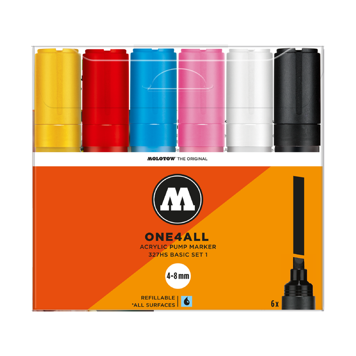 Molotow - ONE4ALL 327HS BASIC SET 1 4-8MM