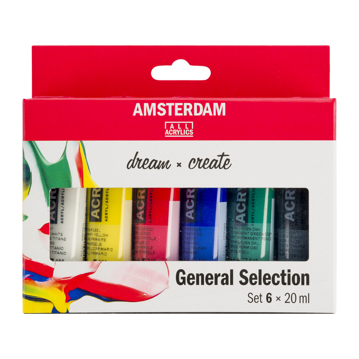 Royal Talens - Amsterdam Set Acrílicos Standar 20ml 6 unidades