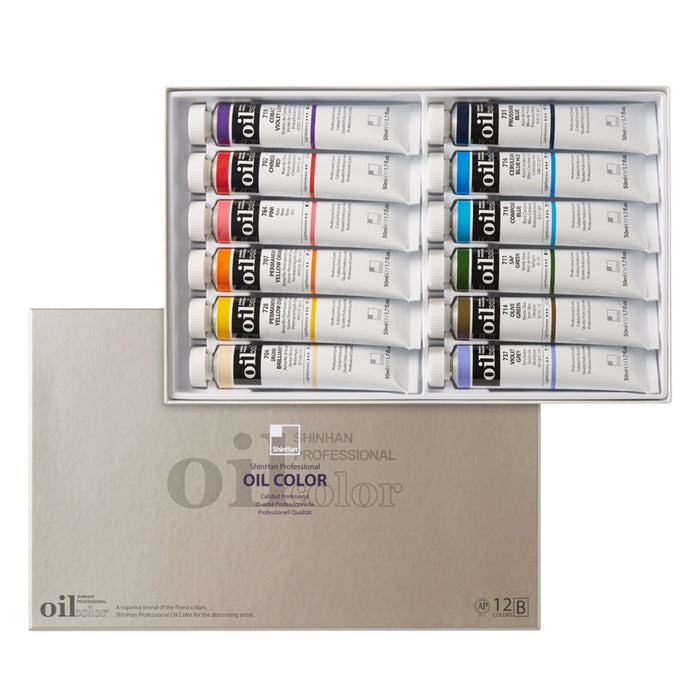 ShinHan Profesional - Set B de Óleo 12 Unidades 50 ml