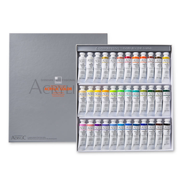 ShinHan Profesionales - Set Acrílicos 36 Unidades 20ml