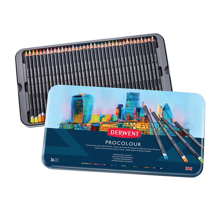 Derwent - Caja Procolour Base Cera 36 Unidades