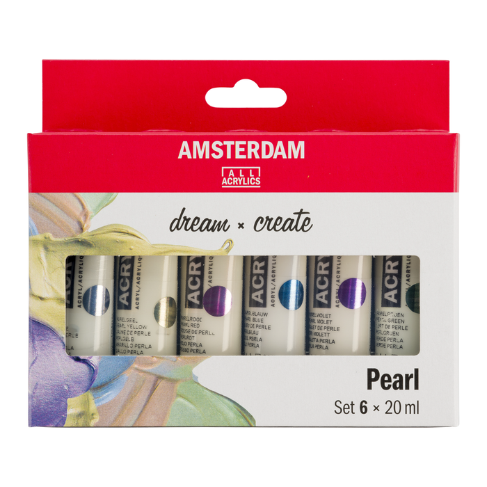 Royal Talens - Amsterdam Set Acrílicos Perla 20ml 6 unidades