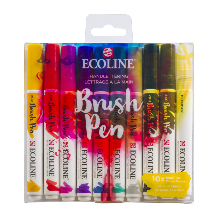 Royal Talens - Set Rotulador Acuarela Ecoline Brush Pen 10 unidades