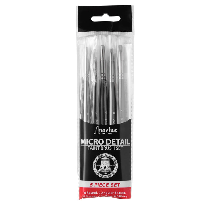 Set 5 Pinceles Angelus Micro Detail Paint Brush