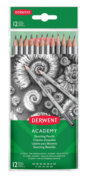 Set 12 lápices Academy Sketching Wallet