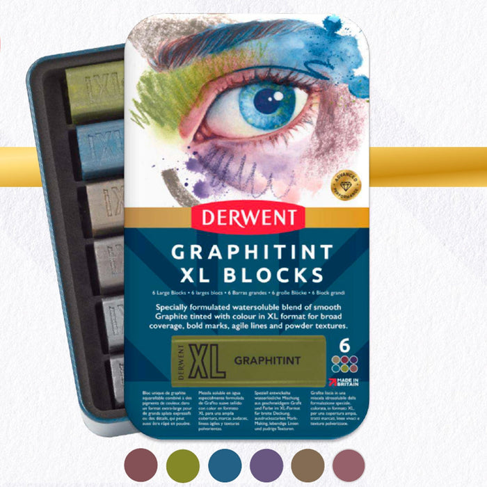 Barras de grafito Graphitint colores XL - Derwent
