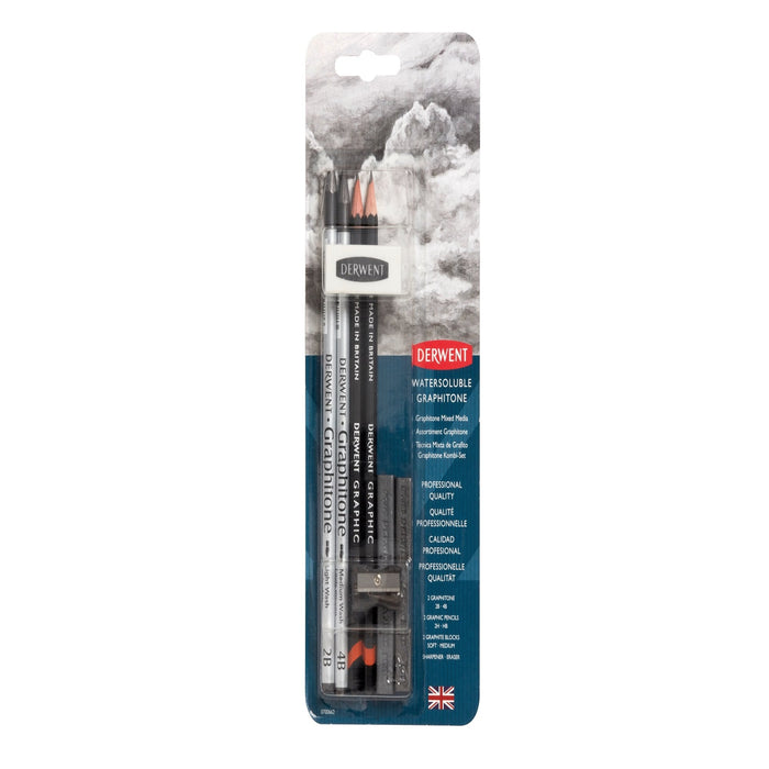 Set Graphitone mix media grafito acuareable - Derwent