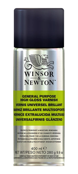 WINSOR AND NEWTON - GENERAL PURPOSE AEROSOL BARNIZ BRILLANTE 400ML