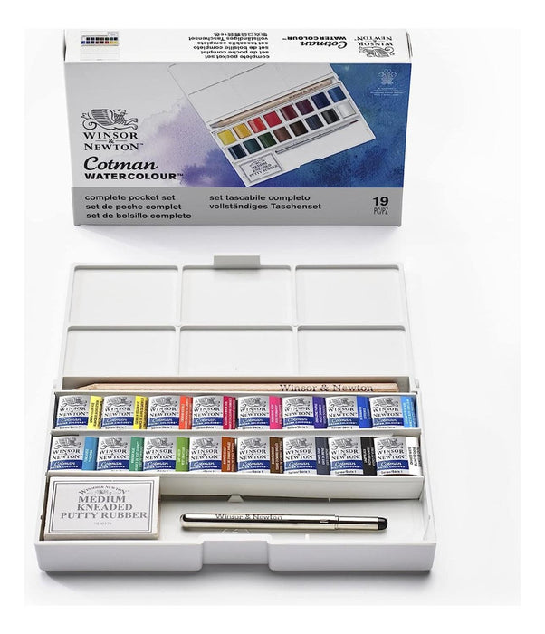 W&N Acuarelas CWC Caja Bolsillo A Cotman Deluxe