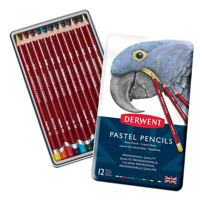 Derwent - Caja Pastel Pencils Base Pastel 12 Unidades
