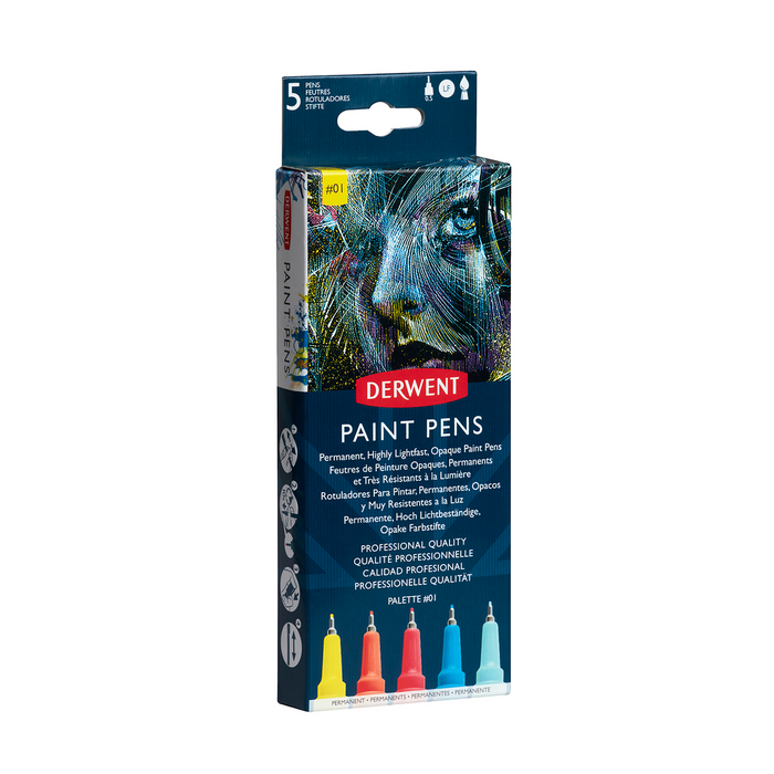 Derwent - Paint Pen 5 unidades Set No 1