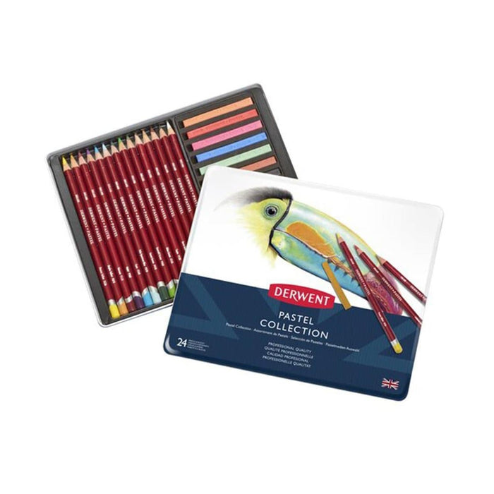 Lápices pastel caja de Metal Pastel Collection con 24 colores - Derwent