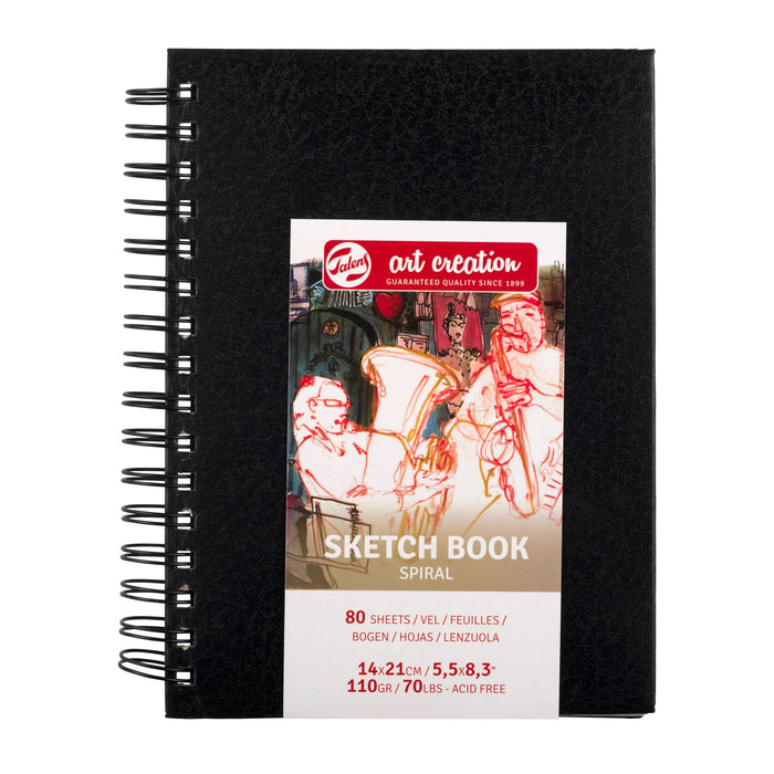 Sketchbook Talens 14x21 espiral 80 hojas 110gr