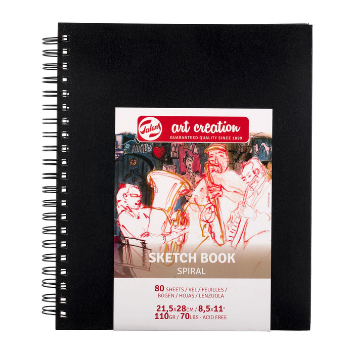 Sketchbook Talens 21.5x28 espiral 80 hojas 110gr