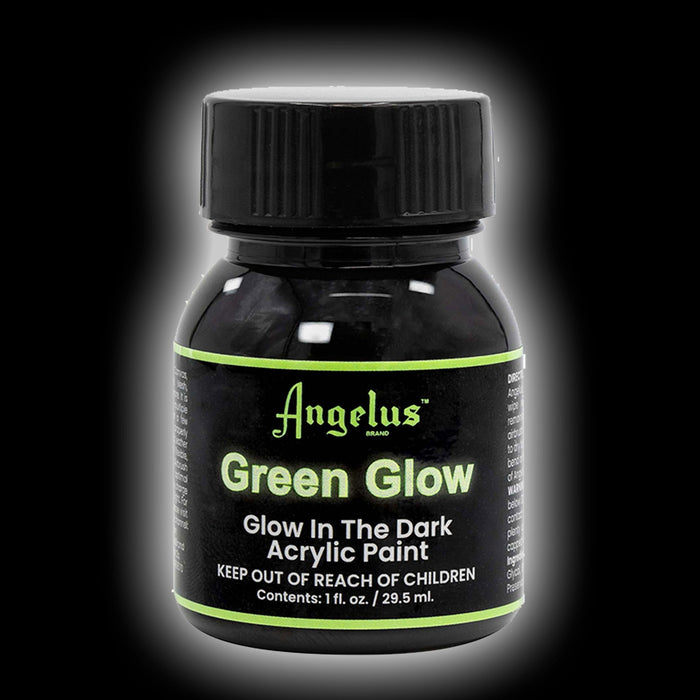 Pintura para cuero Angelus - Green Glow Brilla en la oscuridad