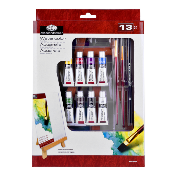 Royal & Langnickel Kit Pintar Acuarela + Caballete 13 Piezas