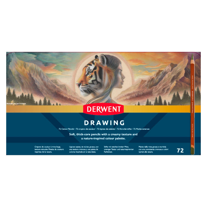Estuche 72 lápices de color Drawing - Derwent