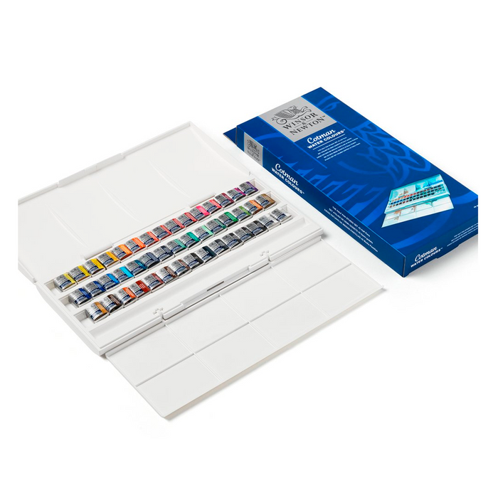 W&N Acuarelas CWC Caja Cotman 45 Semi Godet