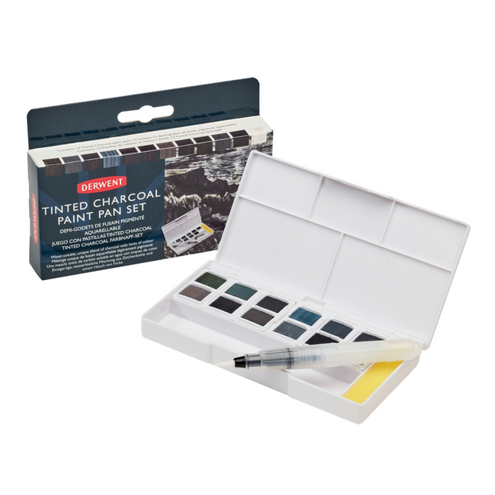 Set 12 Pinturas de Carboncillo Derwent