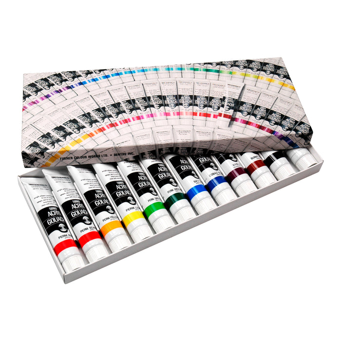 Set 12 Gouache acrílico Turner Colours of life 20ml