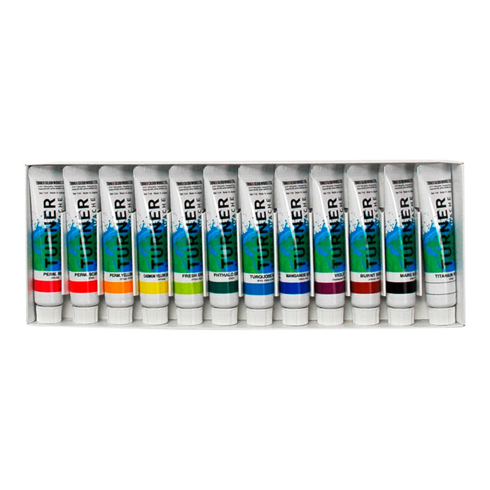 Set 12 Gouache acrílico Turner Earth 11ml